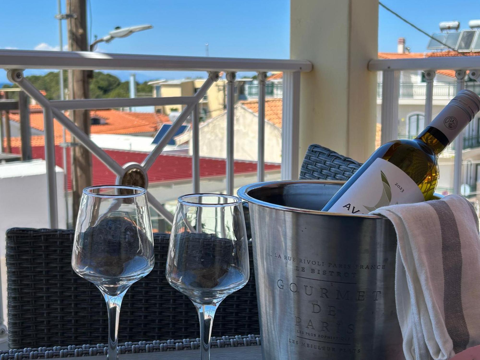 Brati II Beach Hotel Arkoudi Bagian luar foto